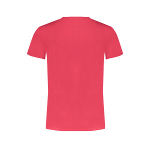 Trussardi ανδρικό κόκκινο t-shirt με κοντά μανίκια και λογότυπο