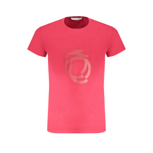 Trussardi ανδρικό κόκκινο t-shirt με κοντά μανίκια και λογότυπο