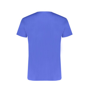 Trussardi ανδρικό t-shirt σε μπλε χρώμα με κοντά μανίκια και λογότυπο