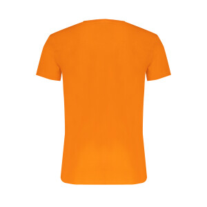 Trussardi ανδρικό t-shirt σε πορτοκαλί χρώμα με print λογότυπο