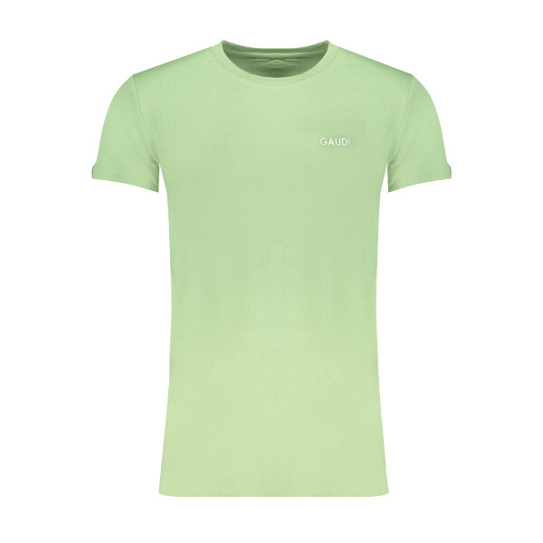 GAUDÌ Ανδρικό Πράσινο T-Shirt με κοντά μανίκια και λογότυπο