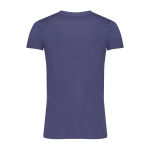 GAUDÌ Ανδρικό Μπλε T-Shirt με κοντά μανίκια και λογότυπο