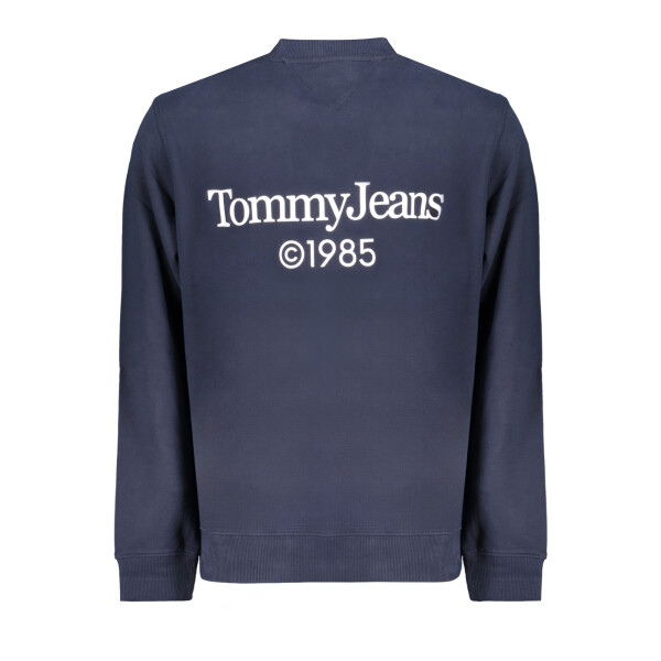 Tommy Hilfiger Ανδρικό Μπλε Φούτερ με στρογγυλή λαιμόκοψη και λογότυπο