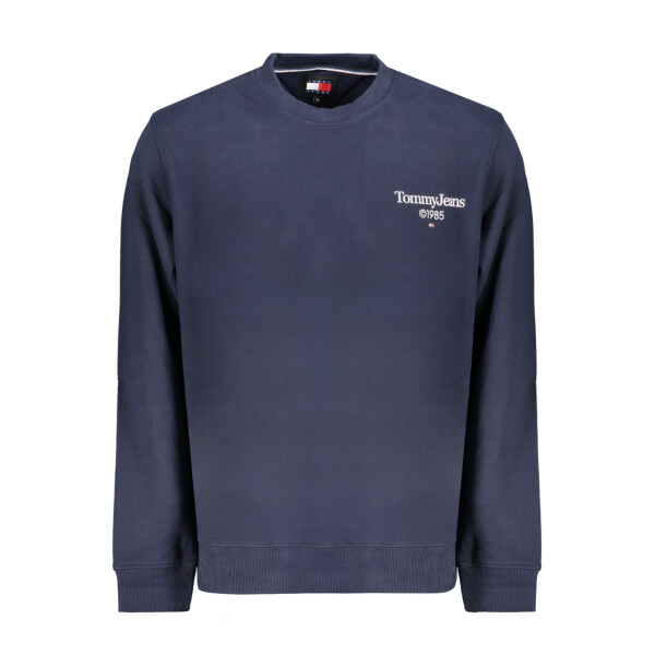 Tommy Hilfiger Ανδρικό Μπλε Φούτερ με στρογγυλή λαιμόκοψη και λογότυπο