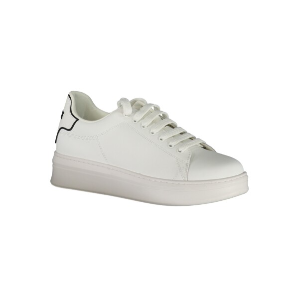 GAELLE PARIS Ανδρικά Λευκά Sneakers με κορδόνια και λογότυπο