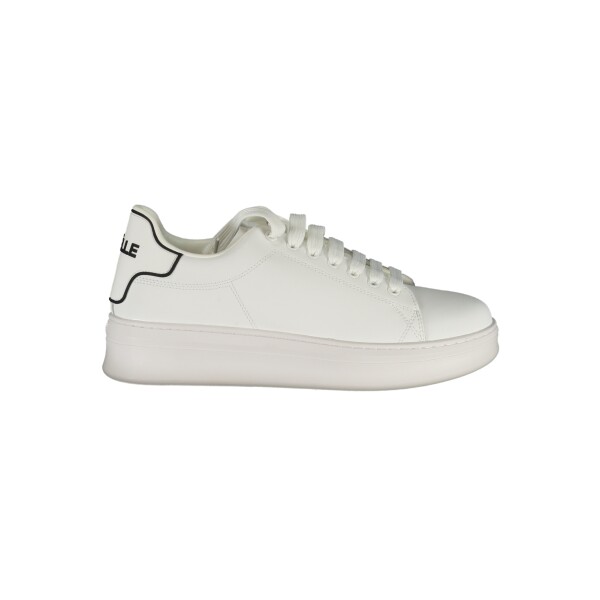 GAELLE PARIS Ανδρικά Λευκά Sneakers με κορδόνια και λογότυπο