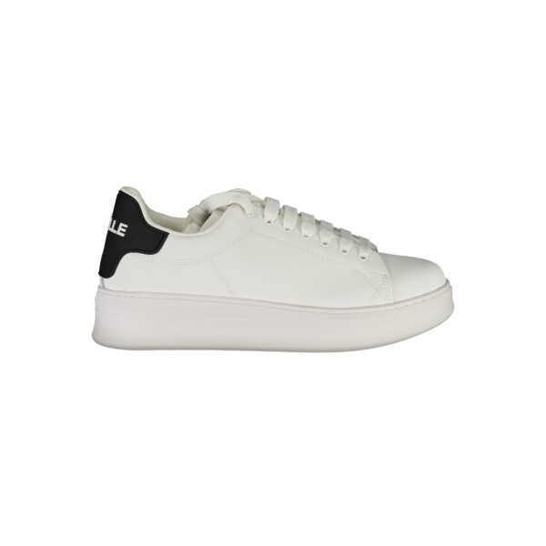 GAELLE PARIS Ανδρικά Λευκά Sneakers με κορδόνια και λογότυπο
