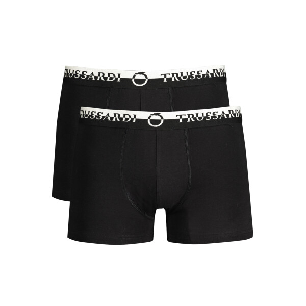 Trussardi Ανδρικά Μαύρα Μποξεράκια με λογότυπο