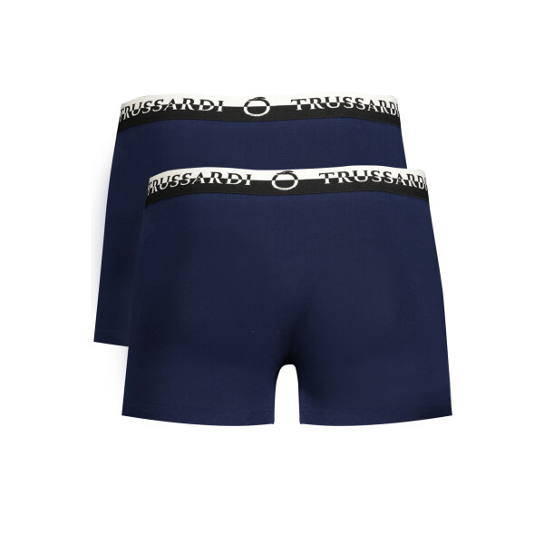 Trussardi Ανδρικά Μπλε Μποξεράκια με λογότυπο