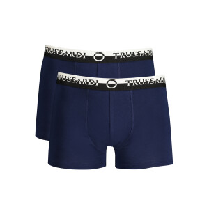 Trussardi Ανδρικά Μπλε Μποξεράκια με λογότυπο