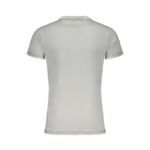 Aeronautica Militare Ανδρικό Λευκό T-shirt με κοντά μανίκια και λογότυπο
