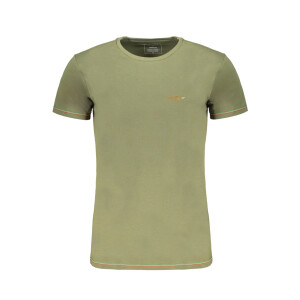 Aeronautica Militare Ανδρικό Πράσινο T-shirt με κοντά μανίκια και λογότυπο
