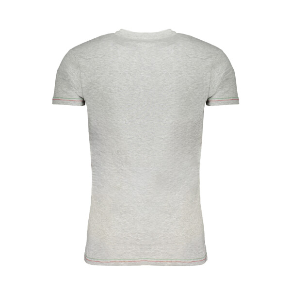 Aeronautica Militare Ανδρικό Γκρι T-shirt με κοντά μανίκια και λογότυπο