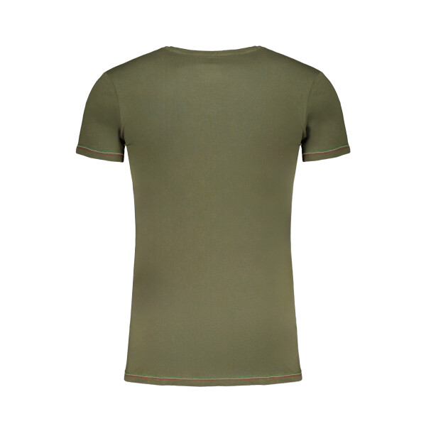 Aeronautica Militare Ανδρικό Πράσινο T-shirt με V λαιμόκοψη