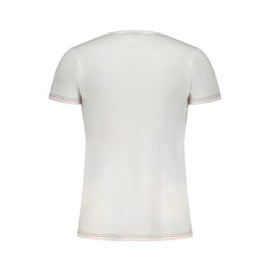 Aeronautica Militare ανδρικό λευκό t-shirt με V λαιμόκοψη