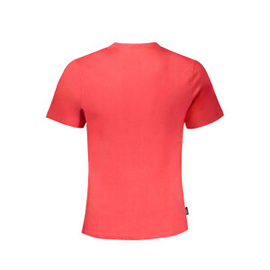 GIAN MARCO VENTURI Ανδρικό Κόκκινο T-shirt με κοντά μανίκια και λογότυπο