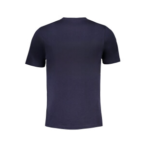 GIAN MARCO VENTURI Ανδρικό Μπλε T-shirt με κοντά μανίκια και λογότυπο