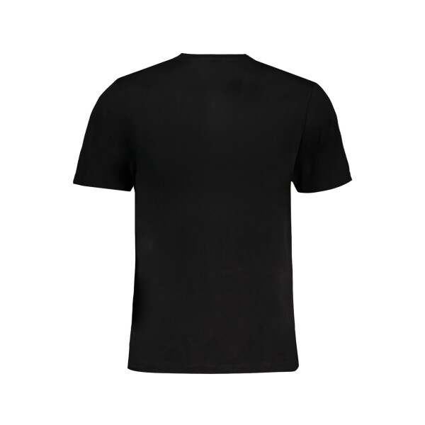 GIAN MARCO VENTURI Ανδρικό Μαύρο T-shirt με κοντά μανίκια και λογότυπο
