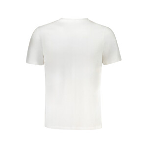 GIAN MARCO VENTURI Ανδρικό Λευκό T-shirt με κοντά μανίκια και λογότυπο