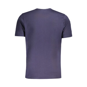 GIAN MARCO VENTURI ανδρικό μπλε t-shirt με κοντά μανίκια και λογότυπο