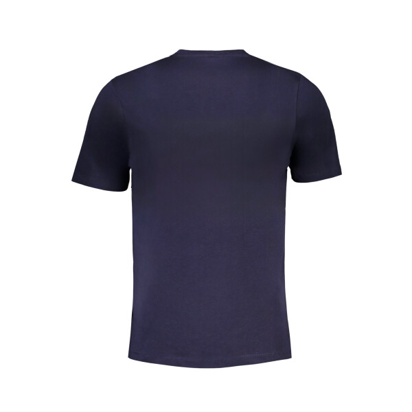 GIAN MARCO VENTURI Ανδρικό Μπλε T-shirt με κοντά μανίκια και λογότυπο