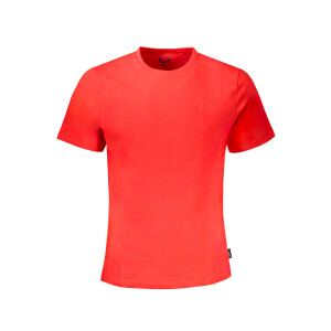 GIAN MARCO VENTURI Ανδρικό Κόκκινο T-shirt με στρογγυλή λαιμόκοψη