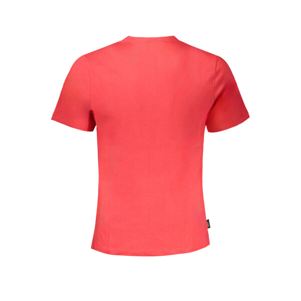 GIAN MARCO VENTURI ανδρικό κόκκινο t-shirt με κοντά μανίκια και λογότυπο
