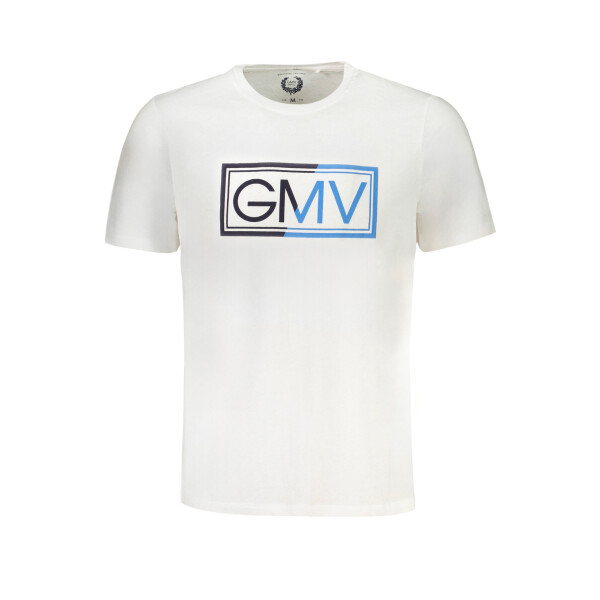 GIAN MARCO VENTURI Ανδρικό Λευκό T-Shirt με κοντά μανίκια και λογότυπο