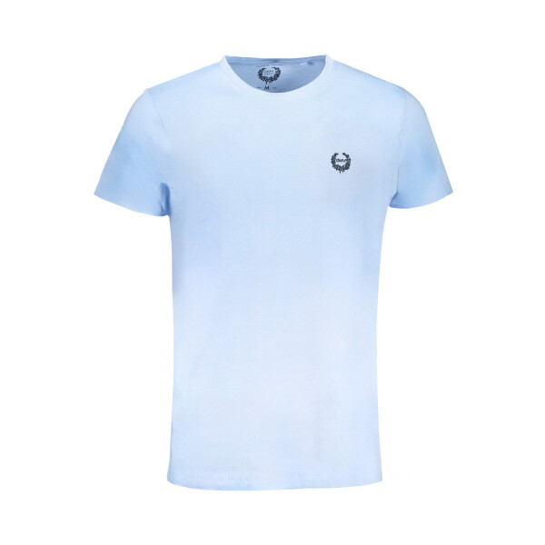 GIAN MARCO VENTURI Ανδρικό Μπλε T-shirt με στρογγυλή λαιμόκοψη
