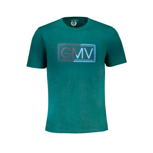 GIAN MARCO VENTURI Ανδρικό Πράσινο T-shirt με κοντά μανίκια και λογότυπο