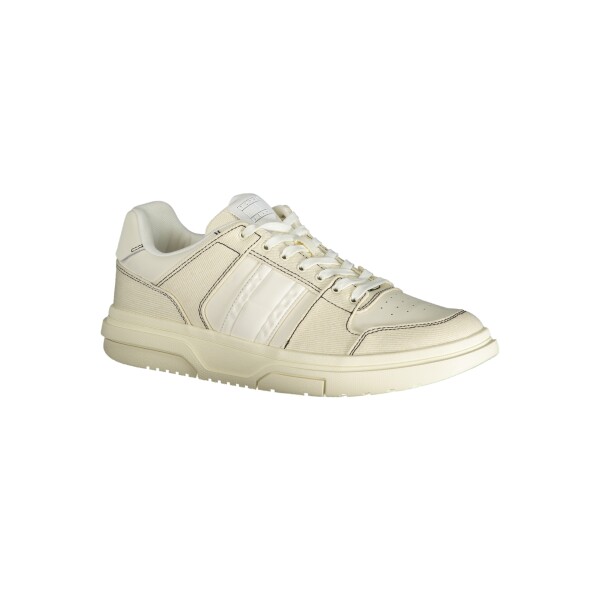 Tommy Hilfiger ανδρικά λευκά sneakers με κορδόνια
