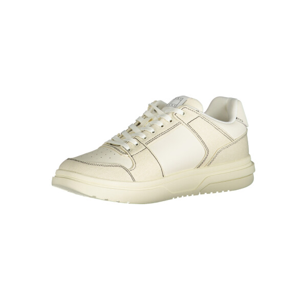 Tommy Hilfiger ανδρικά λευκά sneakers με κορδόνια