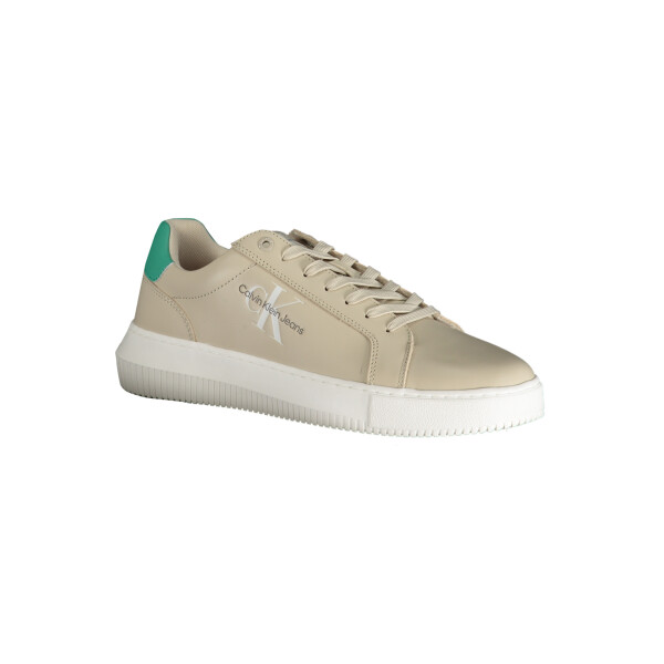 Calvin Klein ανδρικά sneakers σε μπεζ χρώμα με κορδόνια