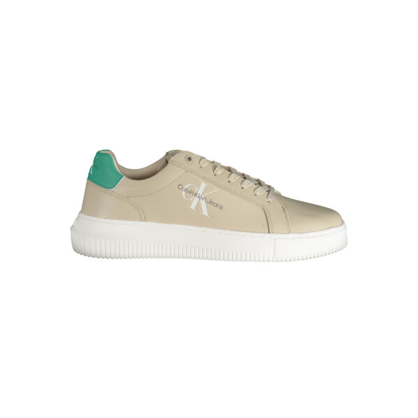 Calvin Klein ανδρικά sneakers σε μπεζ χρώμα με κορδόνια
