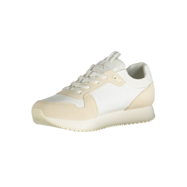 Calvin Klein ανδρικά λευκά sneakers με κορδόνια