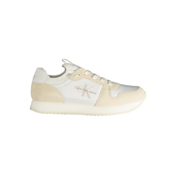 Calvin Klein ανδρικά λευκά sneakers με κορδόνια