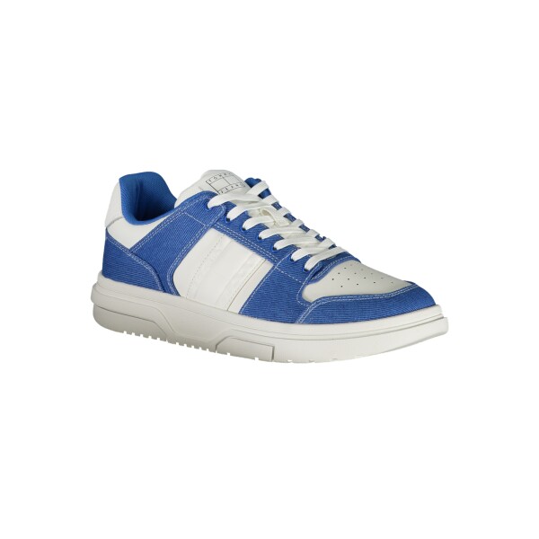 Tommy Hilfiger ανδρικά λευκά sneakers με κορδόνια