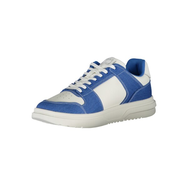 Tommy Hilfiger ανδρικά λευκά sneakers με κορδόνια