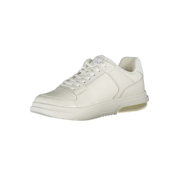 Tommy Hilfiger ανδρικά sneakers σε λευκό χρώμα με κορδόνια