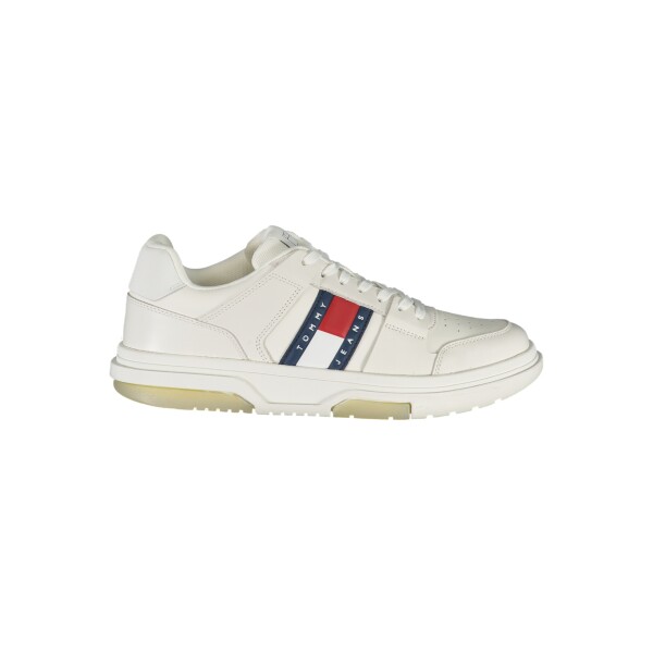 Tommy Hilfiger ανδρικά sneakers σε λευκό χρώμα με κορδόνια