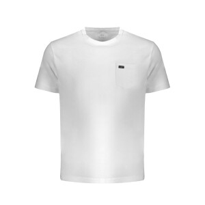 LEE Ανδρικό Λευκό T-shirt με στρογγυλή λαιμόκοψη και τσέπη