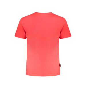 Napapijri ανδρικό t-shirt σε κόκκινο χρώμα με στρογγυλή λαιμόκοψη