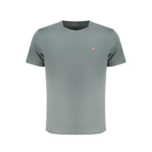 Napapijri Ανδρικό Πράσινο T-shirt με στρογγυλή λαιμόκοψη