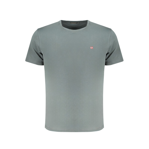 Napapijri Ανδρικό Πράσινο T-shirt με στρογγυλή λαιμόκοψη