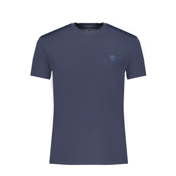 Timberland ανδρικό μπλε T-shirt με κοντά μανίκια και στρογγυλή λαιμόκοψη