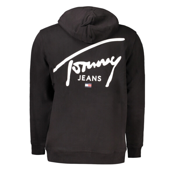 Tommy Hilfiger Ανδρικό Μαύρο Φούτερ με Φερμουάρ