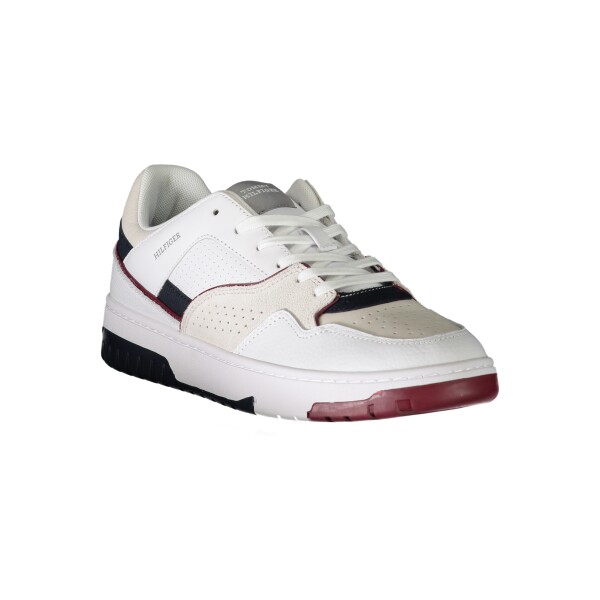 Tommy Hilfiger ανδρικά λευκά sneakers με κορδόνια