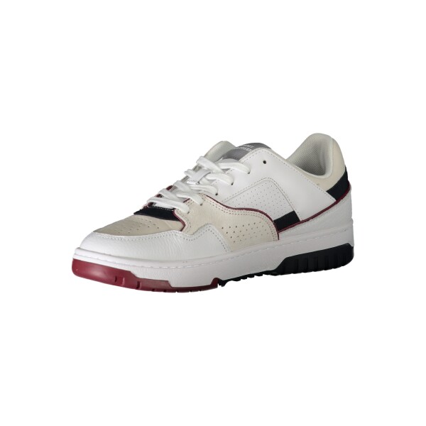 Tommy Hilfiger ανδρικά λευκά sneakers με κορδόνια
