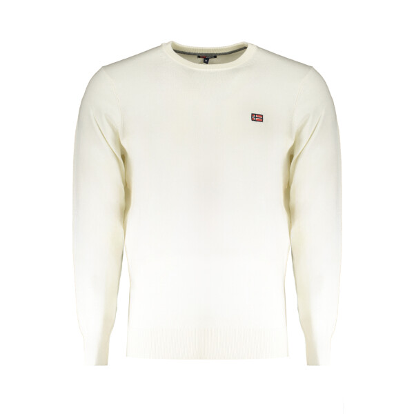 NORWAY 1963 ανδρικό λευκό t-shirt με μακριά μανίκια