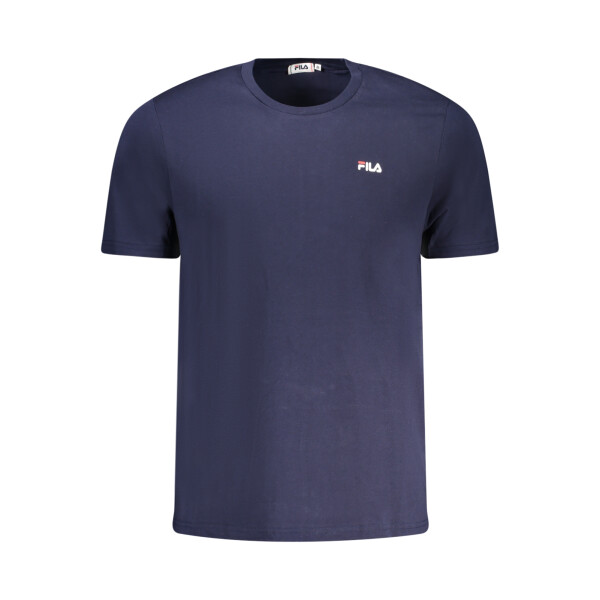 FILA Ανδρικό Μπλε T-shirt με στρογγυλή λαιμόκοψη και λογότυπο